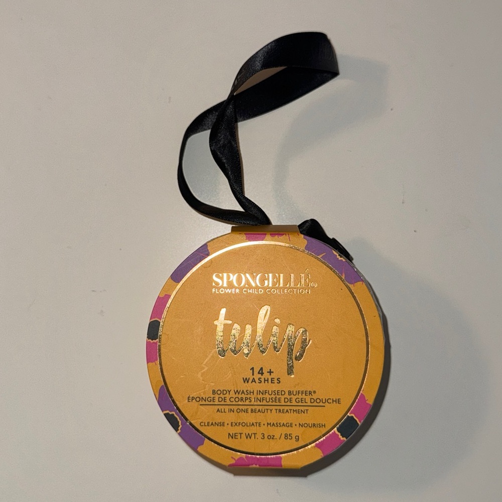 Spongelle tulip body wash infused sponge